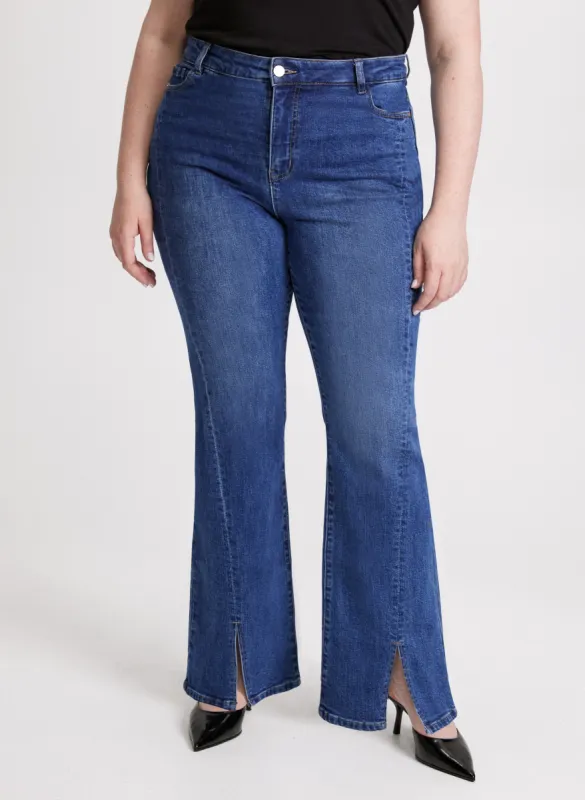 High Rise Flared Leg Jeans sold by Laura