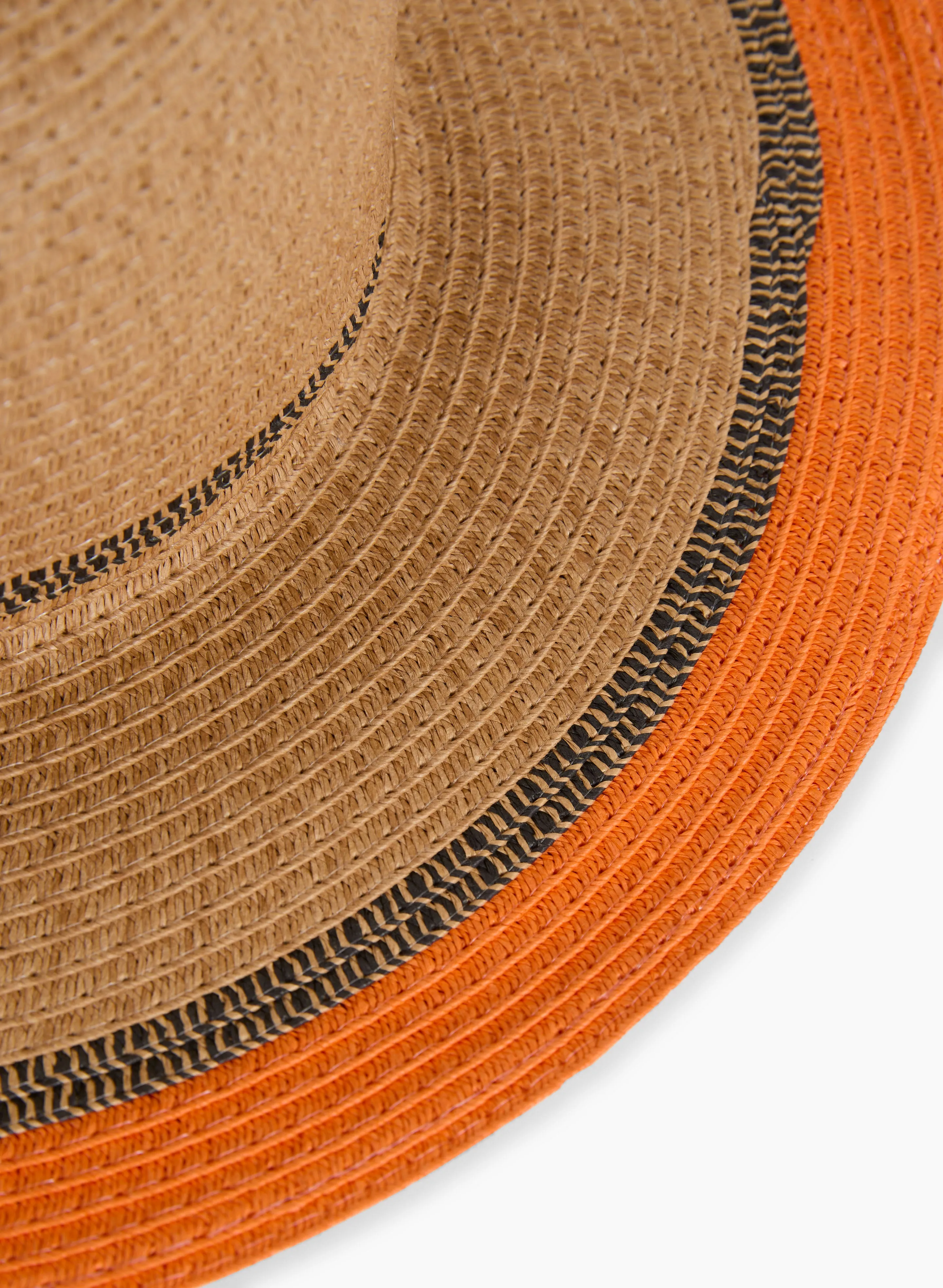 Contrast Three-Tone Straw Hat sold by Laura product image thumbnail 3