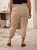 Zipper Detail Cargo Capris sold by Laura