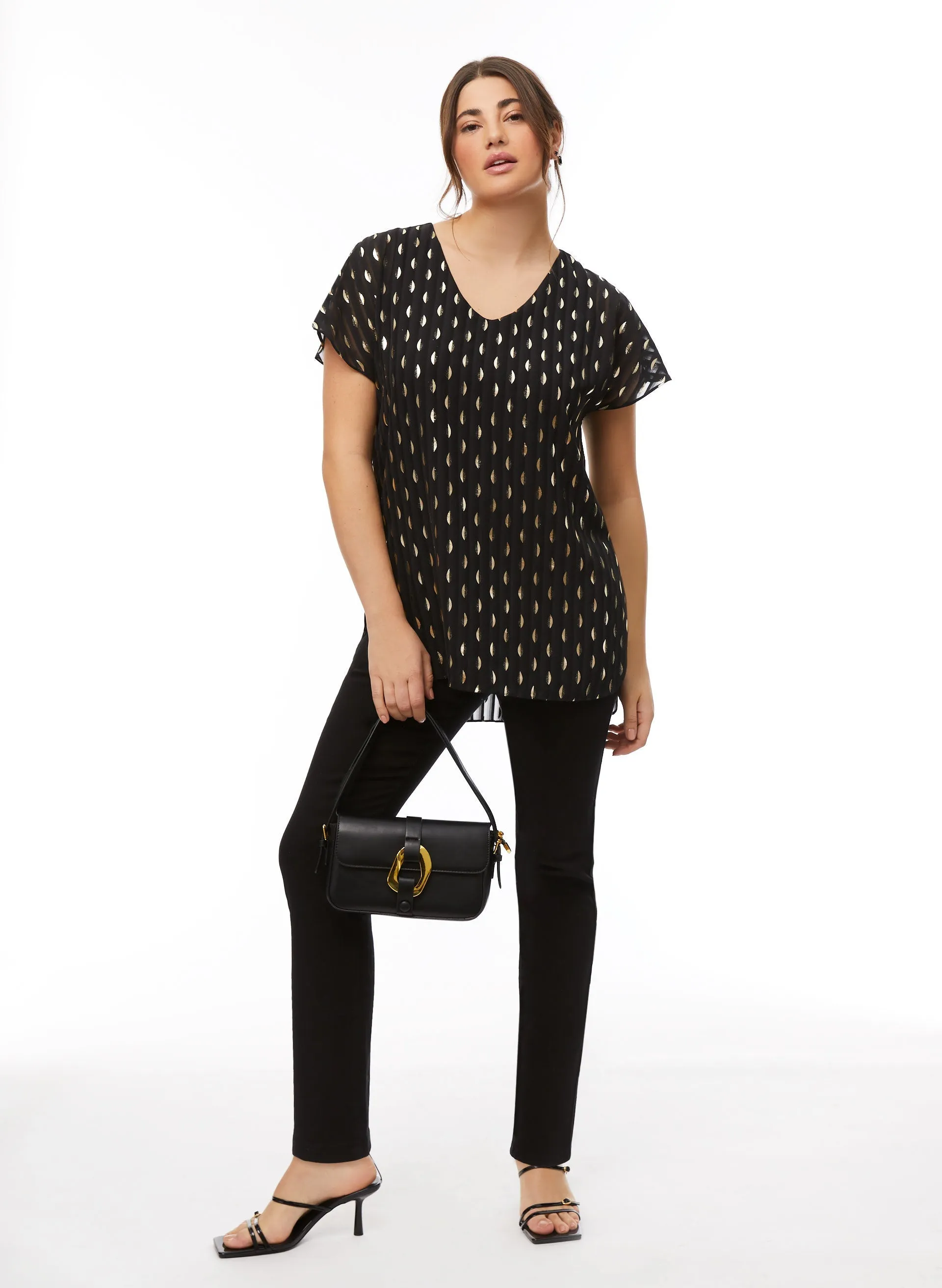 Metallic Pattern Tunic Blouse sold by Laura product image thumbnail 4