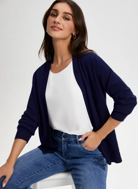 Open Front Knit Cardigan sold by Laura