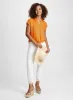 Linen Blend Knotted Blouse sold by Laura