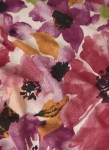 Floral Print Scarf sold by Laura