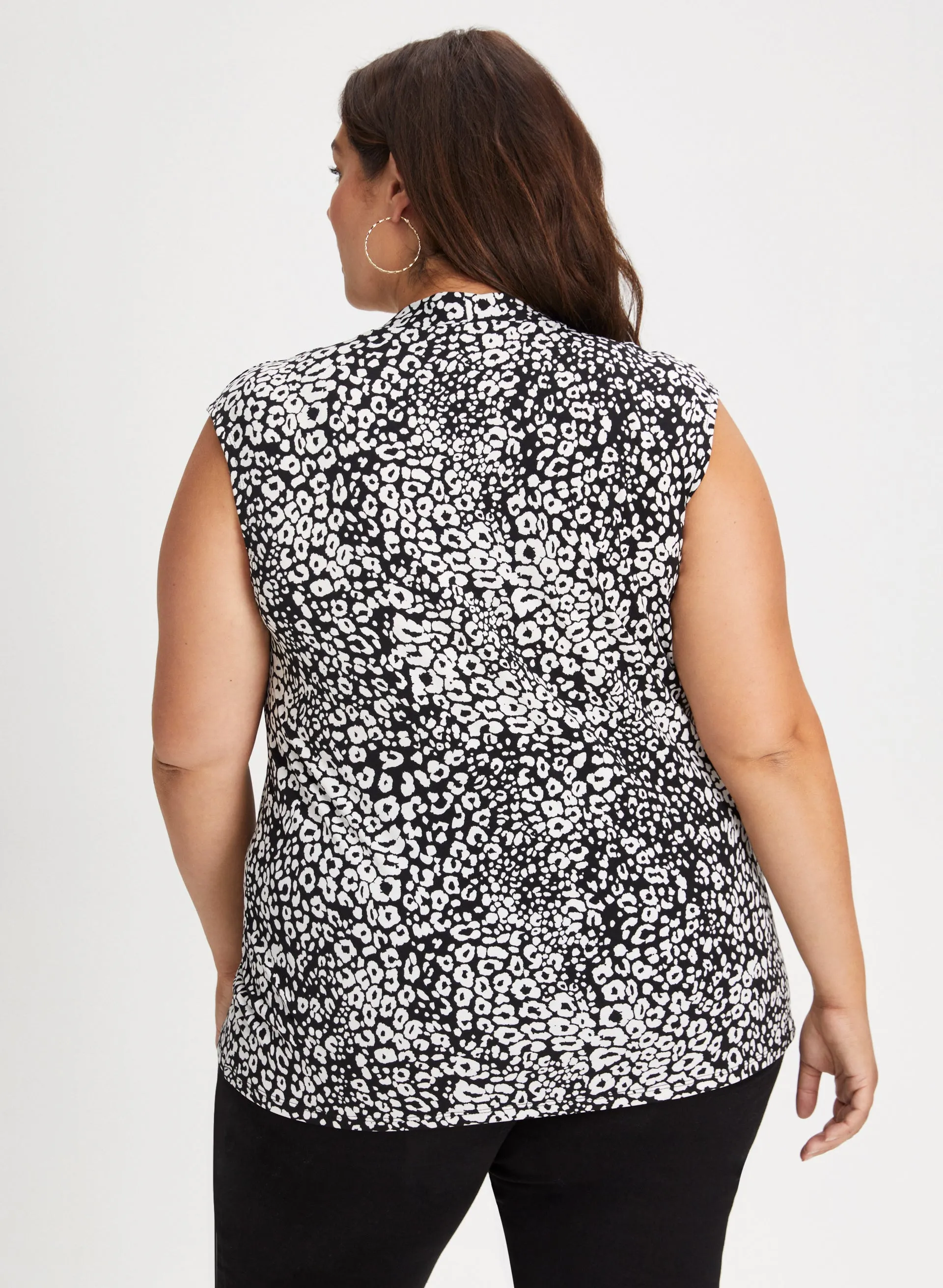Sleeveless Animal Print Top sold by Laura product image thumbnail 4