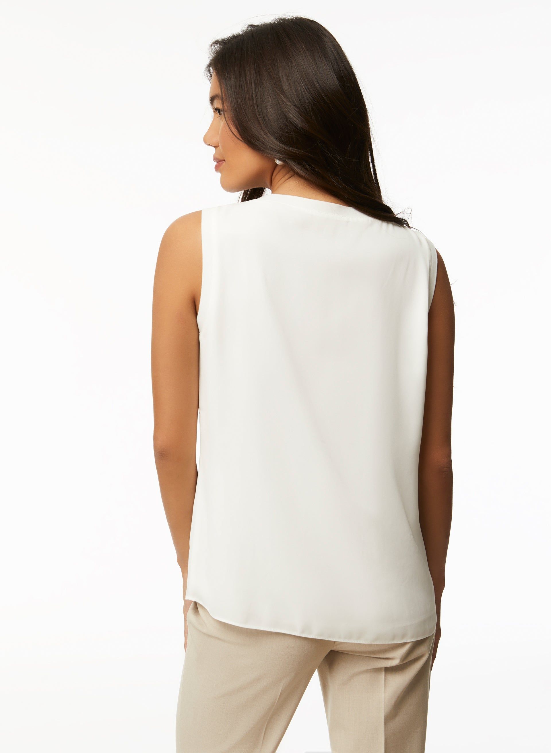 Sleeveless Crepe Blouse sold by Laura product image thumbnail 4