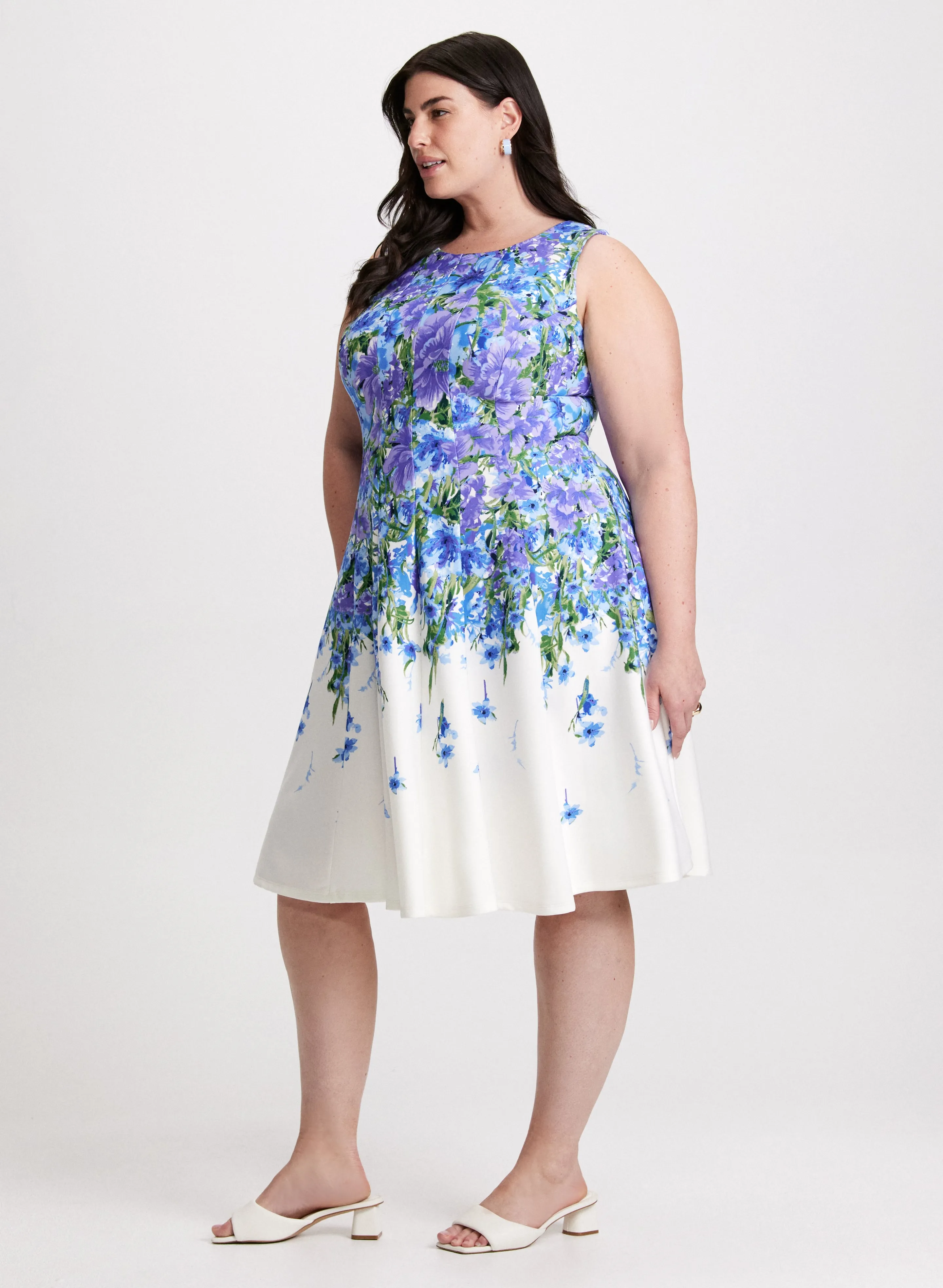 Floral Print Sleeveless Dress sold by Laura product image thumbnail 2