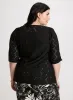Boat Neck Eyelet Top sold by Laura