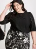 Boat Neck Eyelet Top sold by Laura