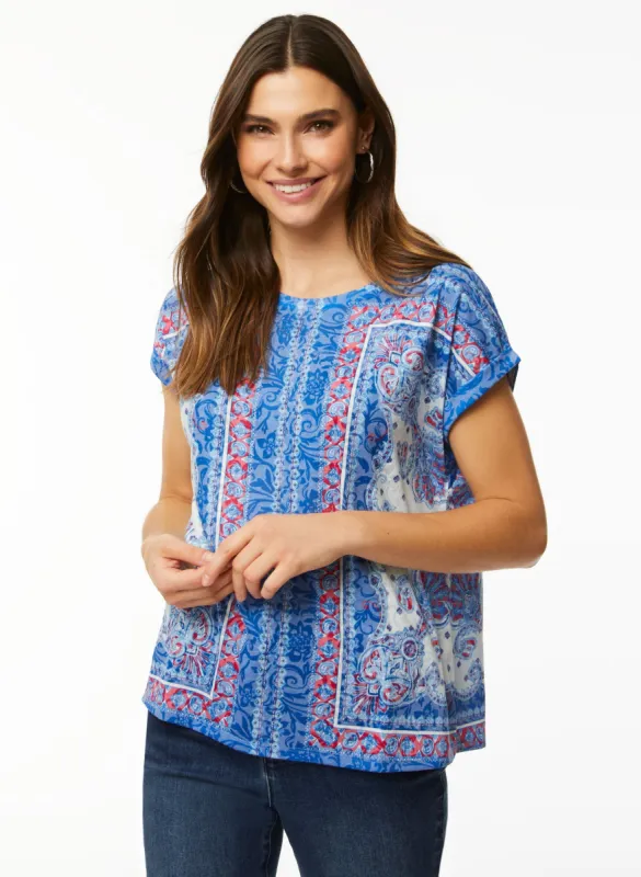 Paisley Print Tee sold by Laura