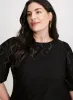 Boat Neck Eyelet Top sold by Laura