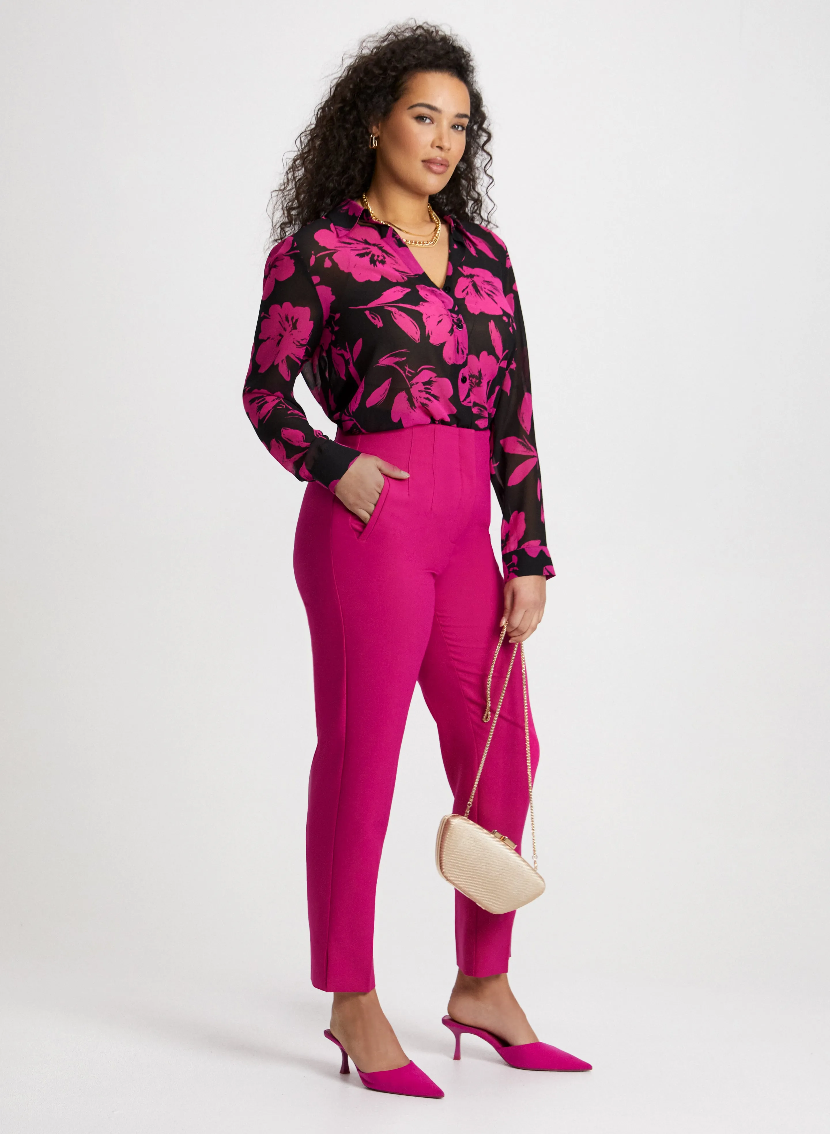 City Fit Slim Leg Pants sold by Laura product image thumbnail 4