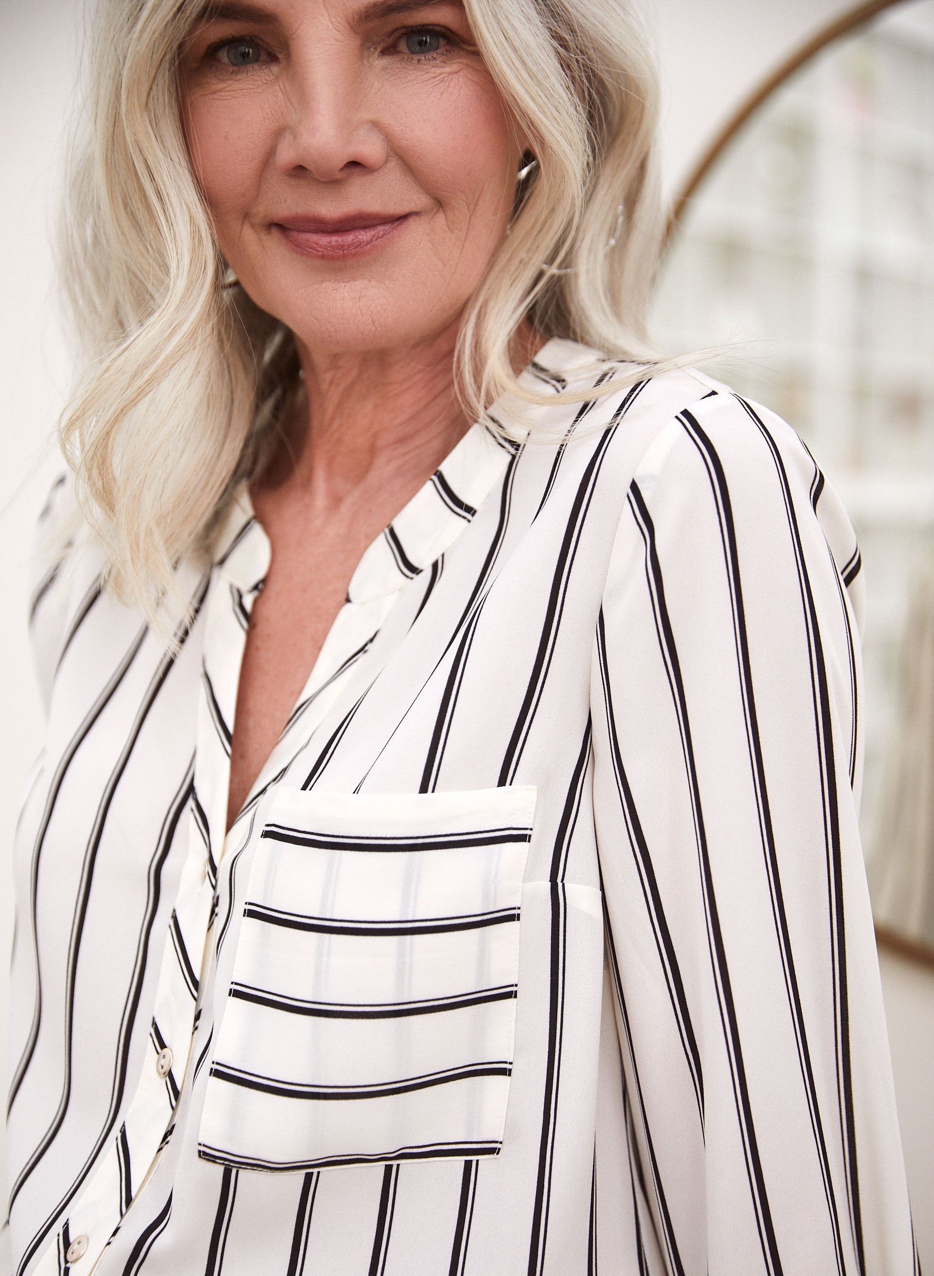 Stripe Print Blouse sold by Laura product image thumbnail 2