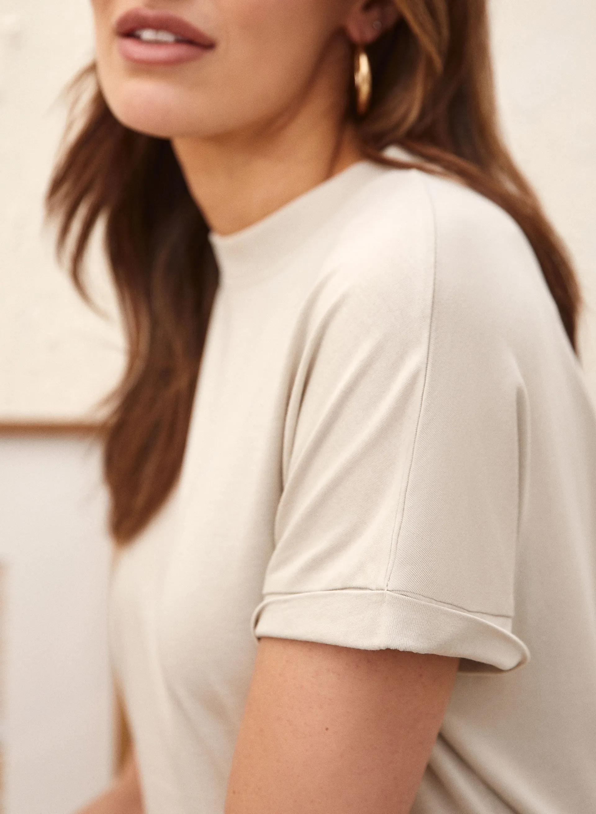 Crew Neck Short Sleeve Tee sold by Laura