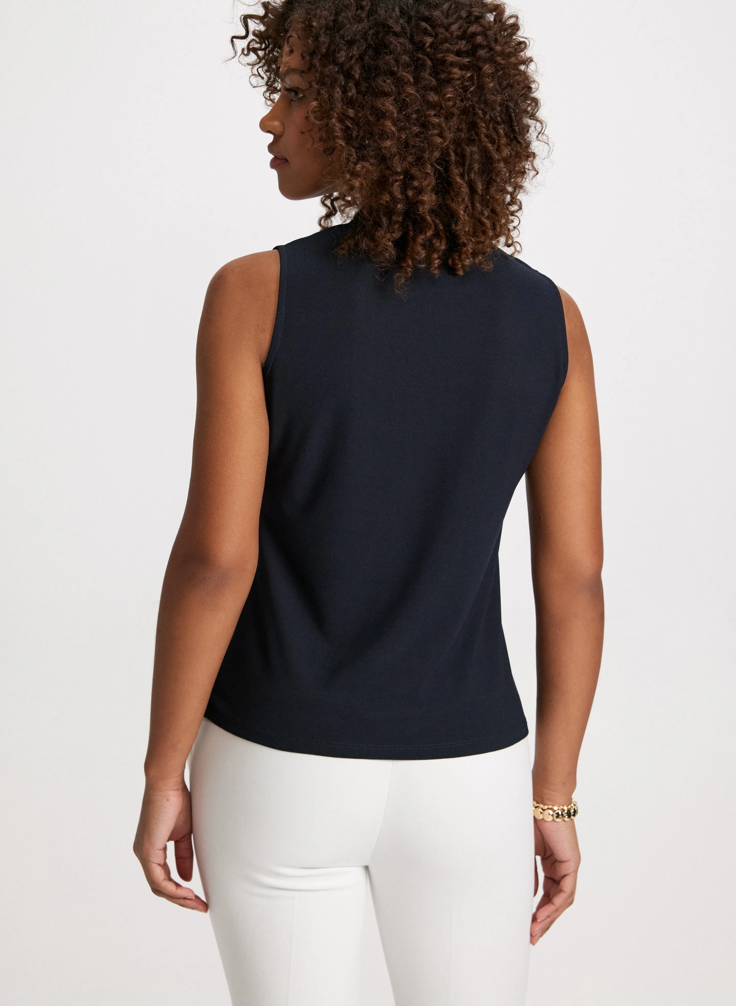 Sleeveless Tie-Neck Top sold by Laura product image thumbnail 4