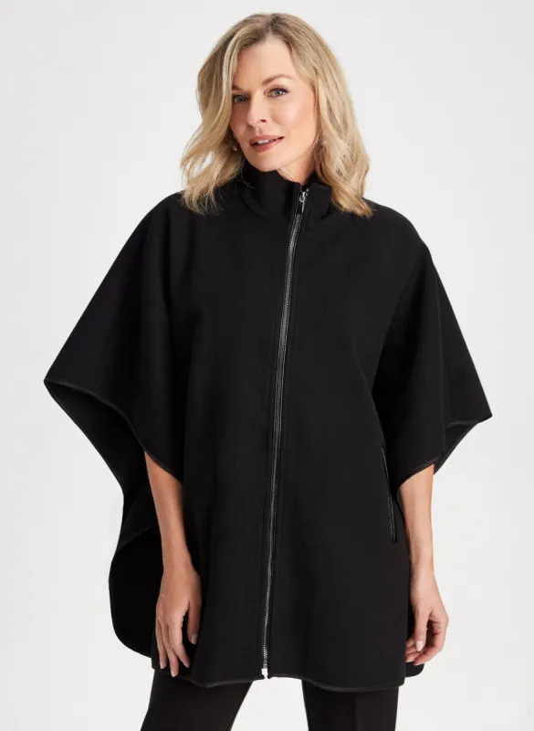 Faux Wool Cape sold by Laura