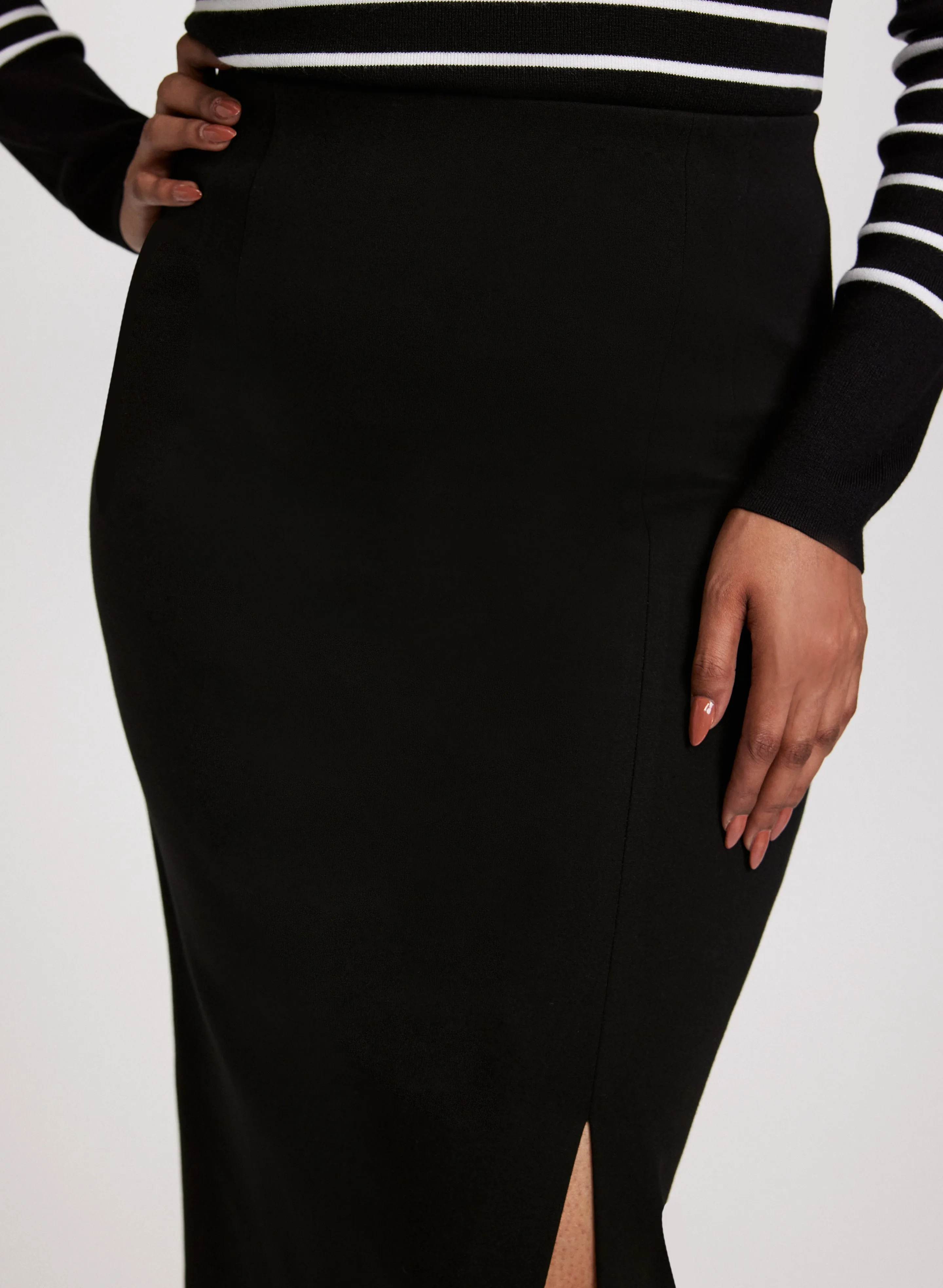 Front Slit Pencil Skirt sold by Laura product image thumbnail 5