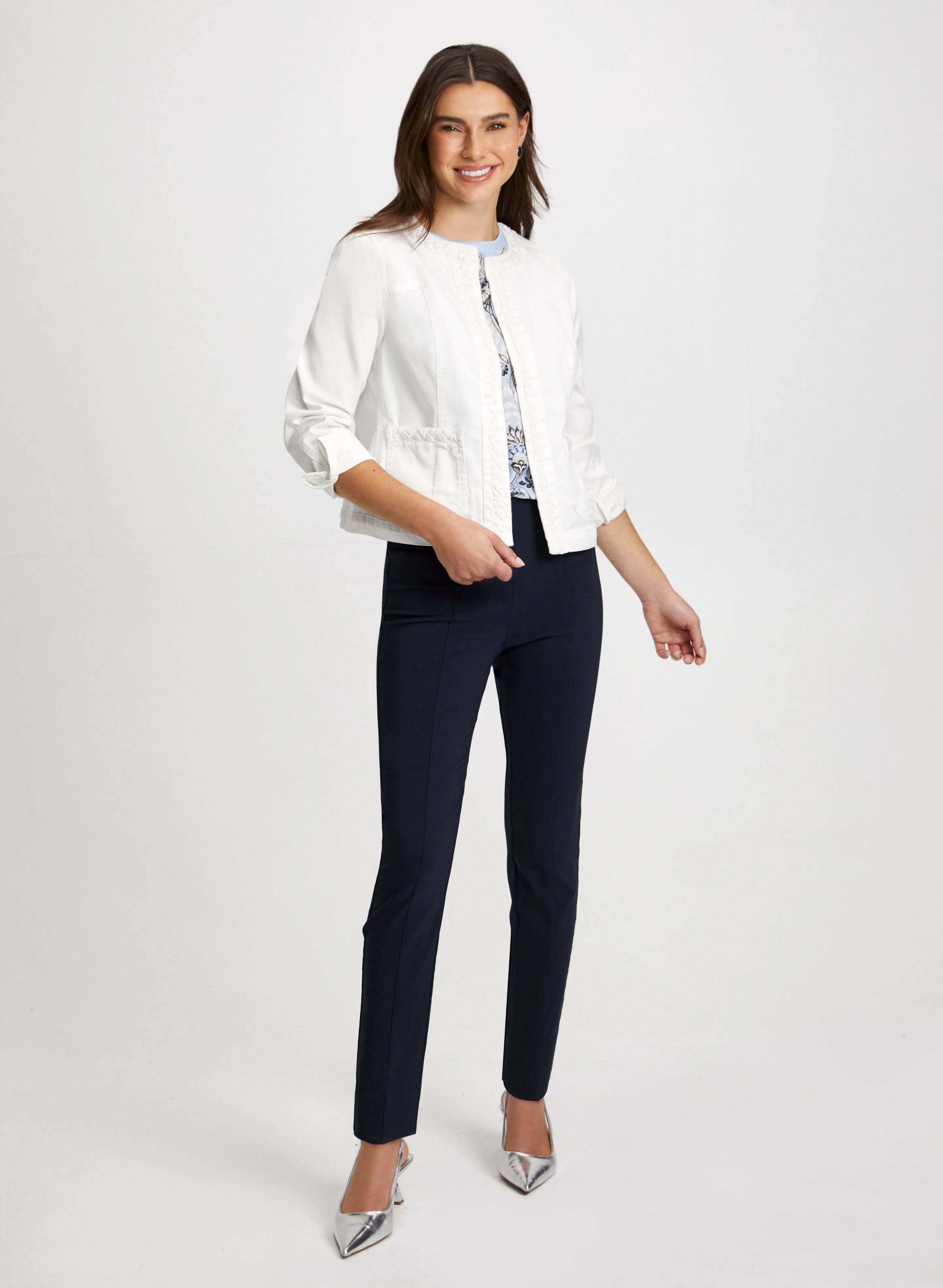 Denim Jacket & Paisley Top sold by Laura