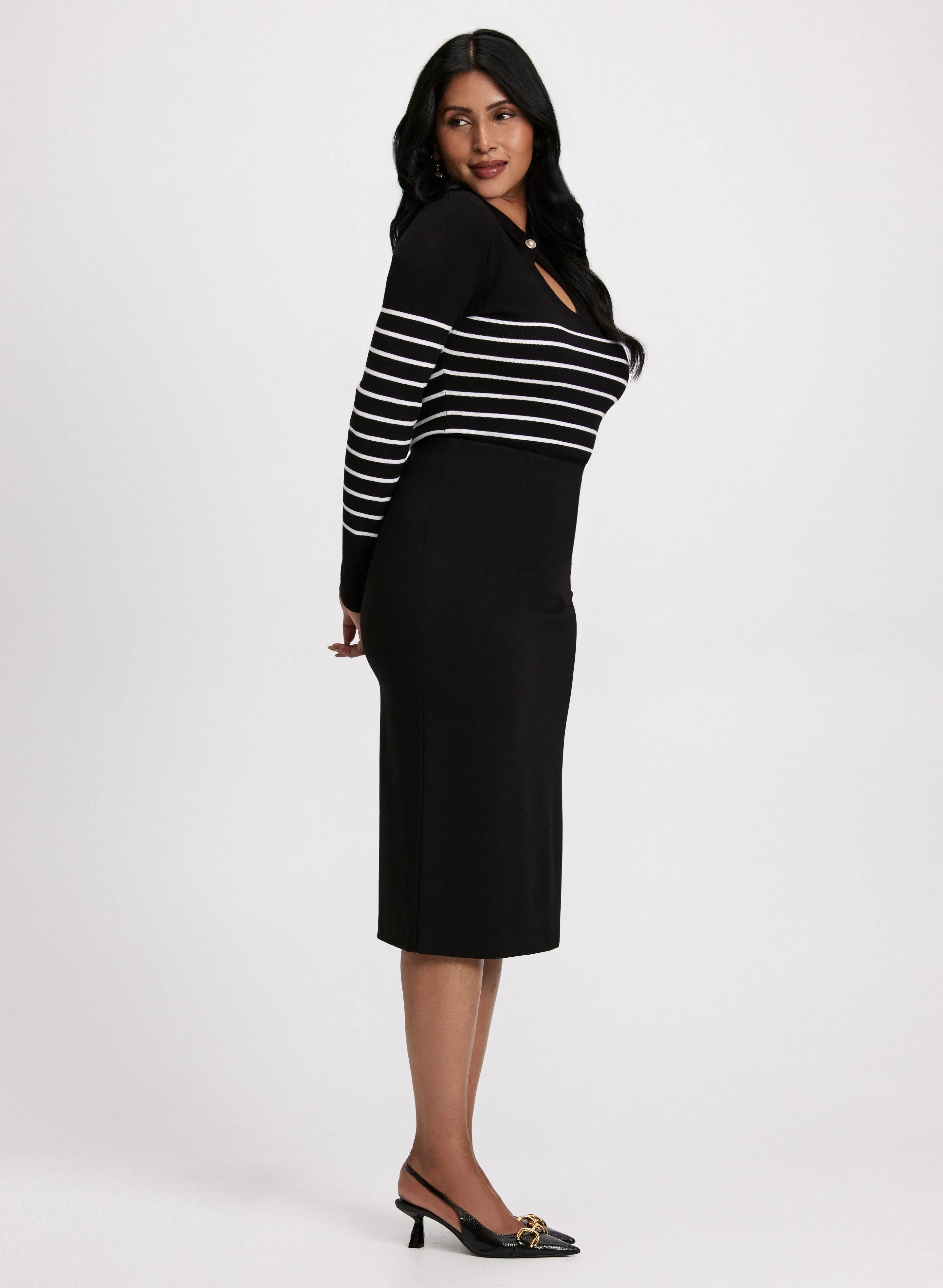 Front Slit Pencil Skirt sold by Laura product image thumbnail 4