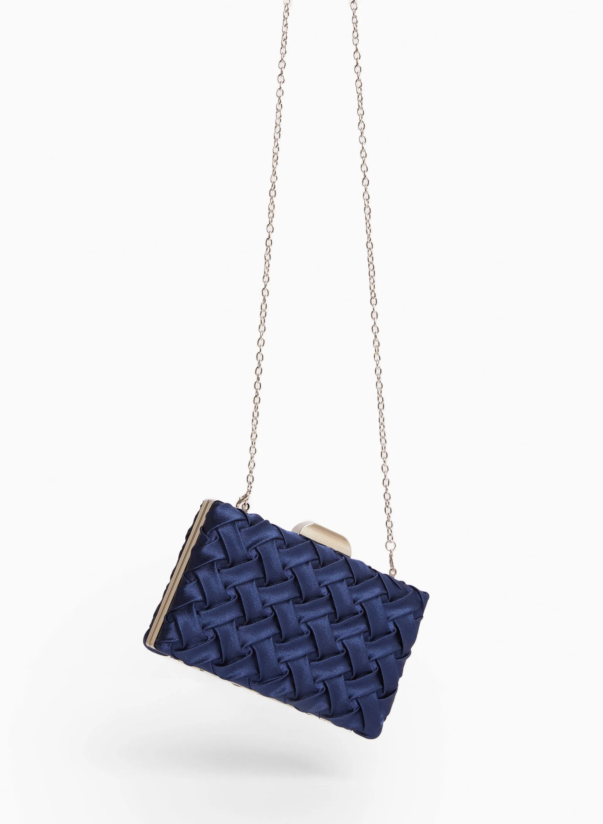 Interwoven Satin Clutch sold by Laura product image thumbnail 3