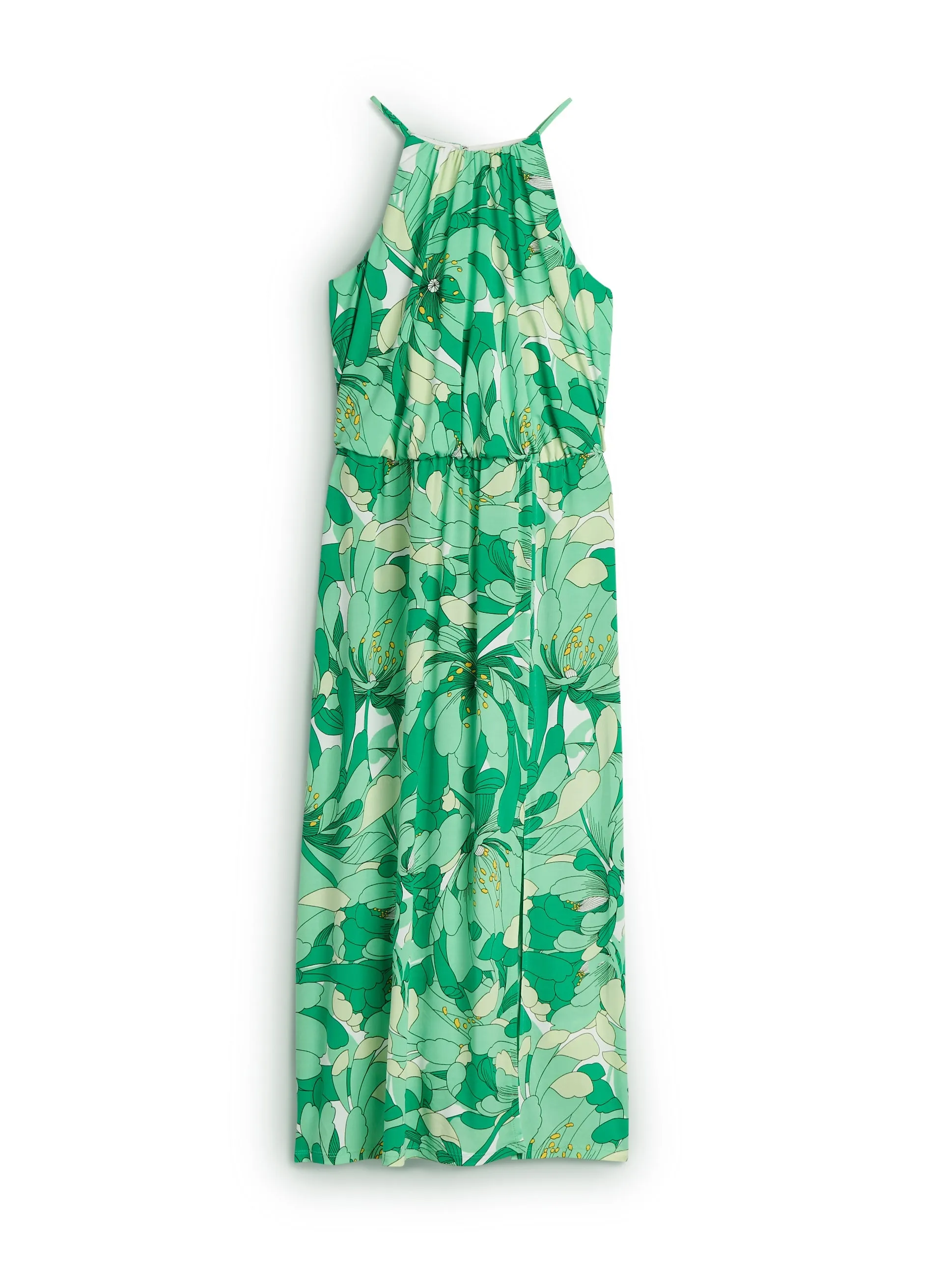 Abstract Floral Print Halter Dress sold by Laura product image thumbnail 3