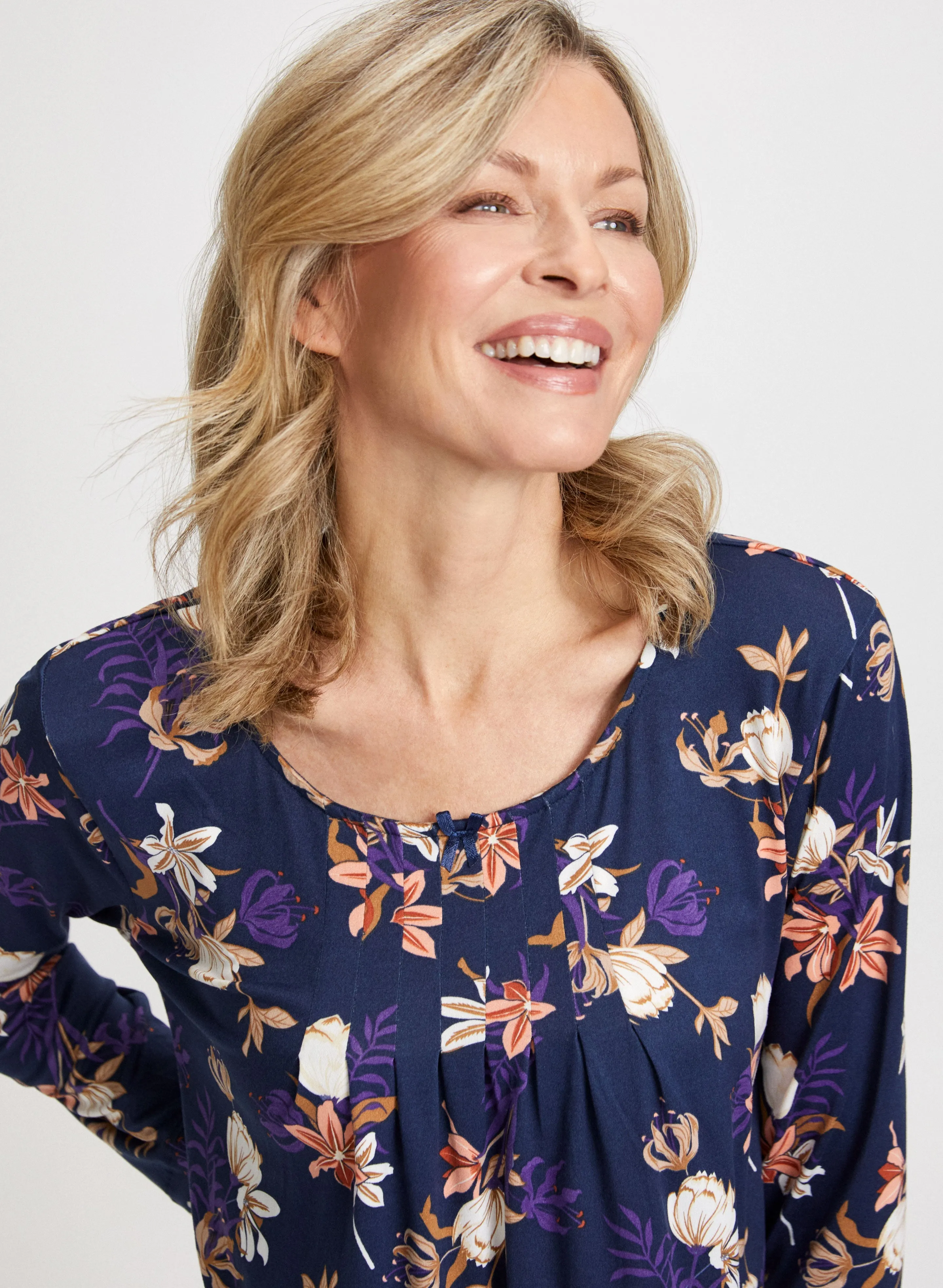 Floral Print Nightgown sold by Laura product image thumbnail 5