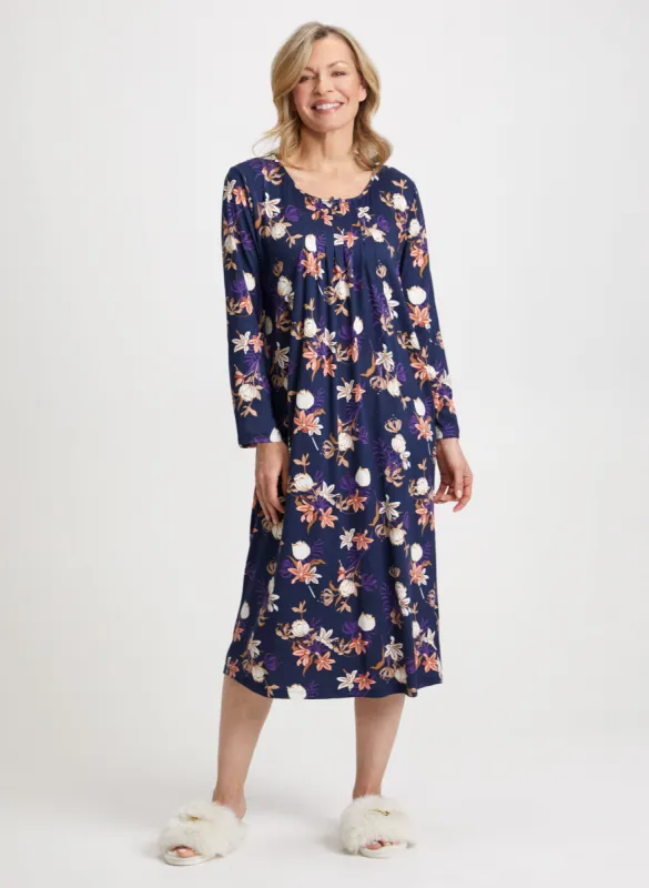 Floral Print Nightgown sold by Laura
