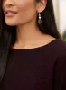 Tie Detail Dolman Sleeve Sweater sold by Laura