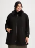 Stretch Wool Blend Coat sold by Laura
