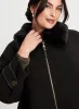 Stretch Wool Blend Coat sold by Laura