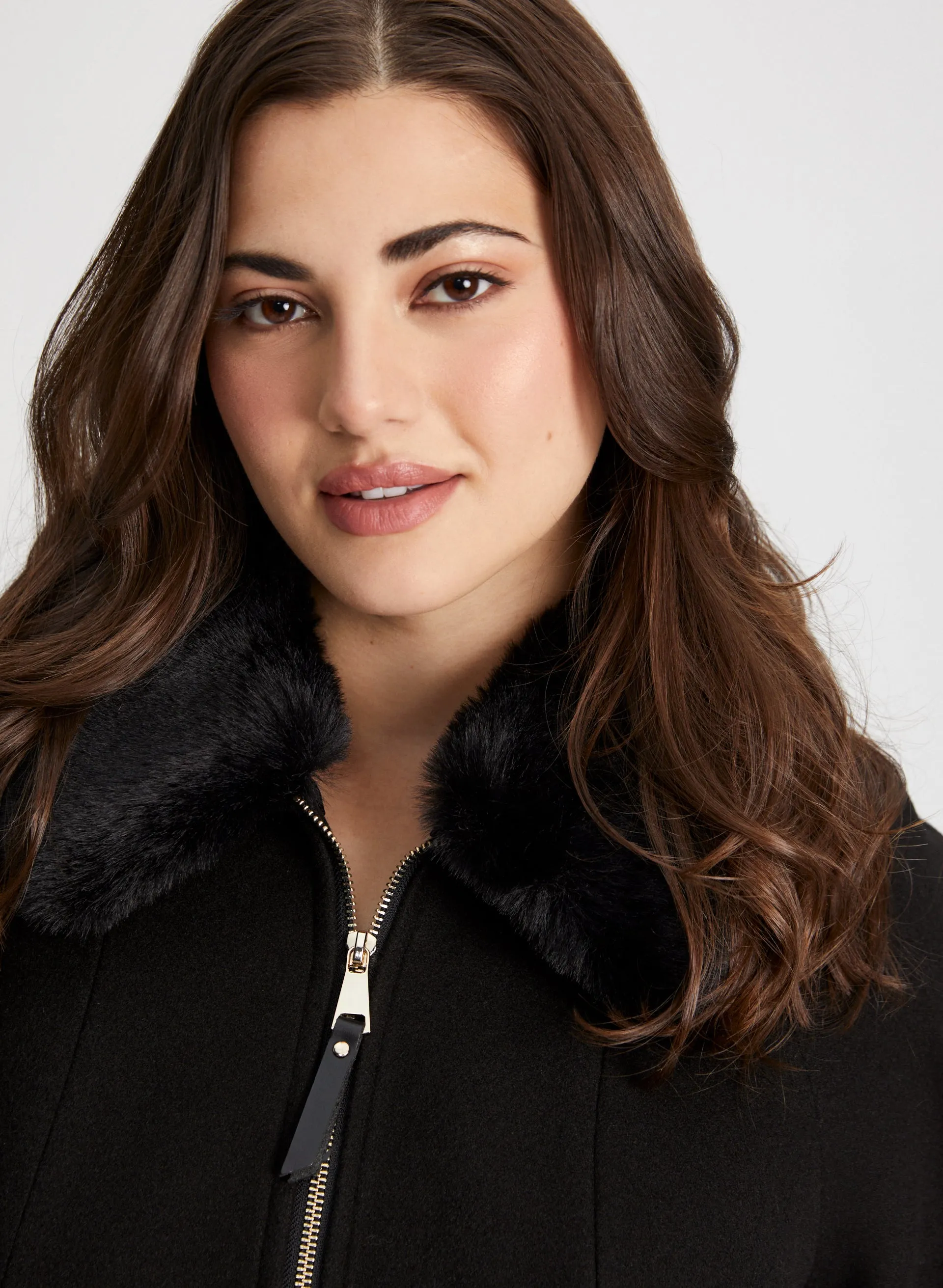 Stretch Wool Blend Coat sold by Laura product image thumbnail 5