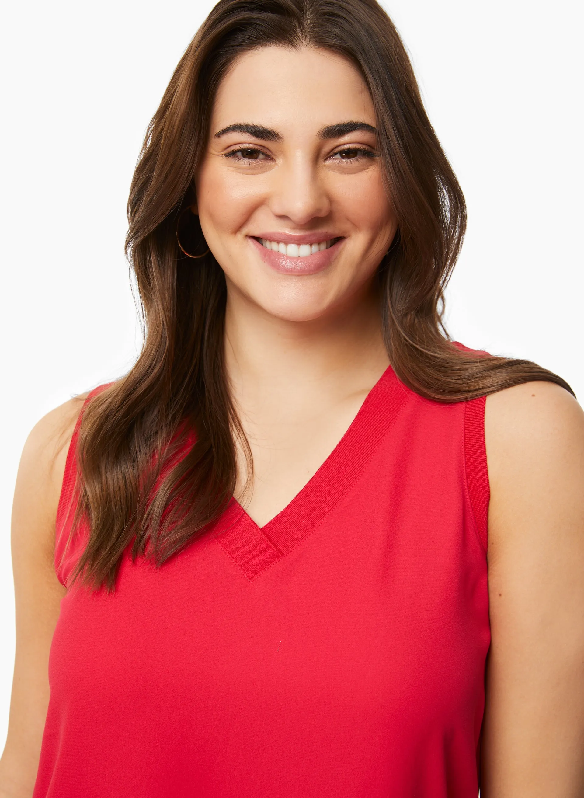 Sleeveless V-Neck Blouse sold by Laura product image thumbnail 2