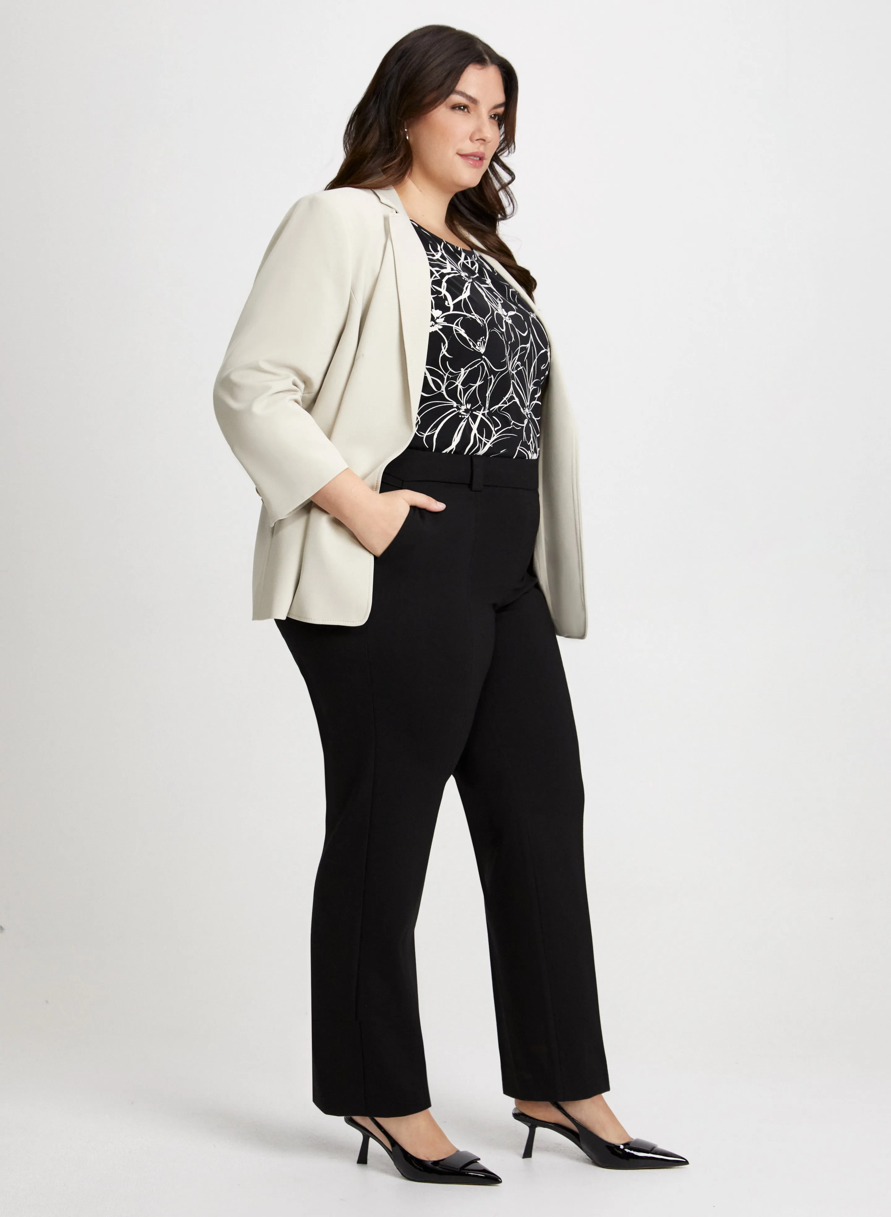 Sofia Pull-On Straight-Leg Pants - Regular sold by Laura product image thumbnail 4