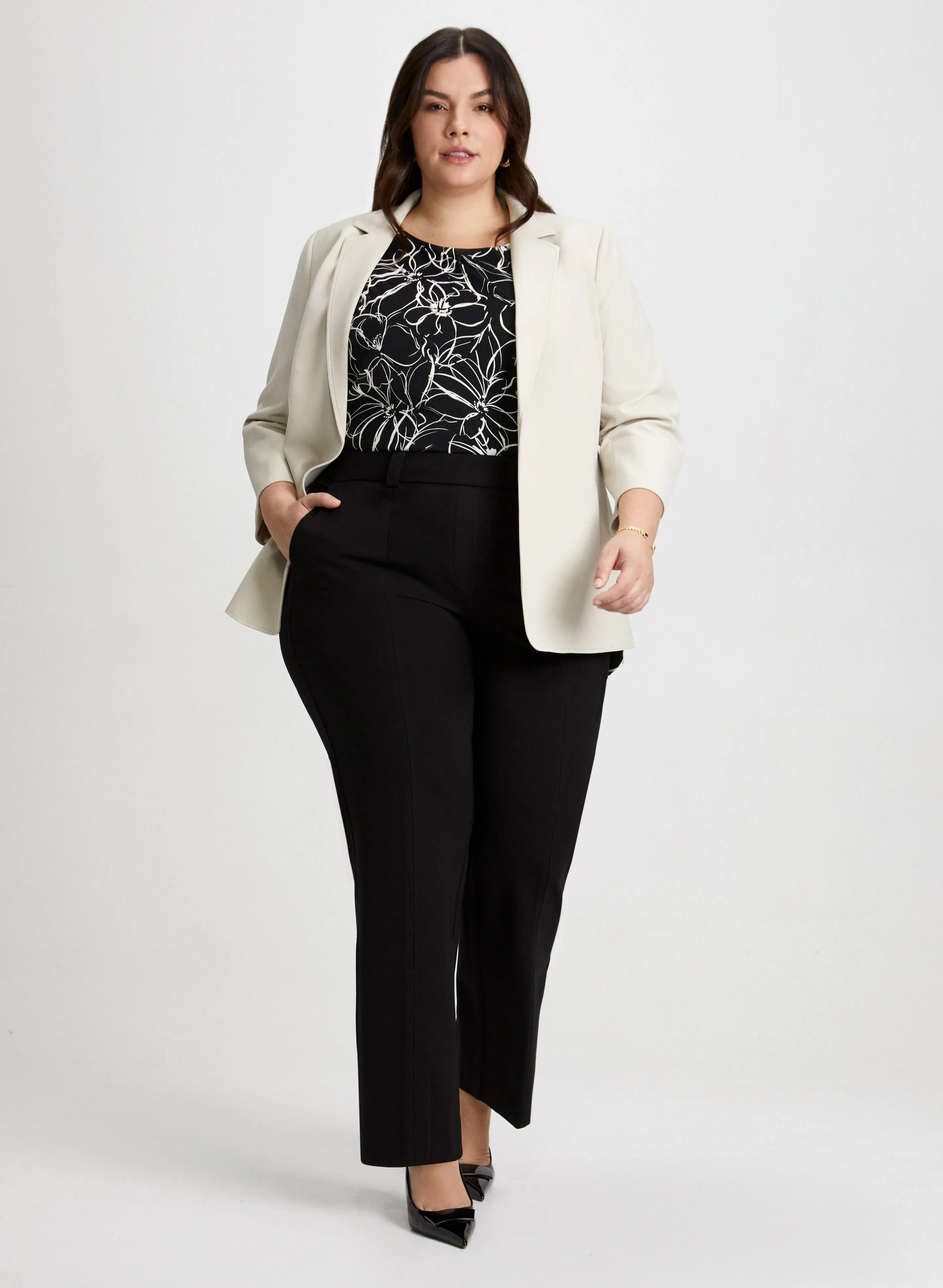 Sofia Pull-On Straight-Leg Pants - Regular sold by Laura product image thumbnail 3