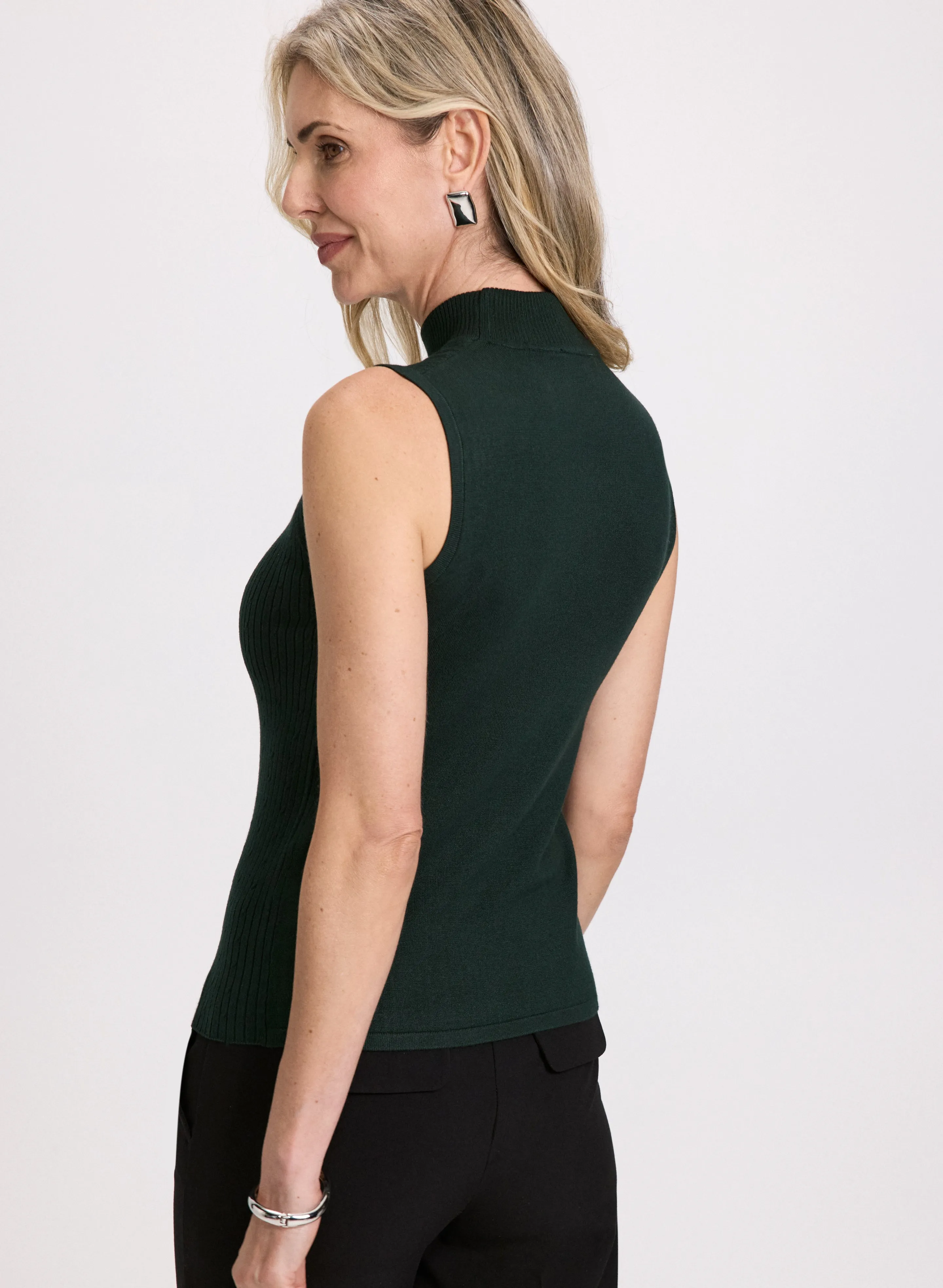 Essential Mock Neck Tank Top sold by Laura product image thumbnail 3