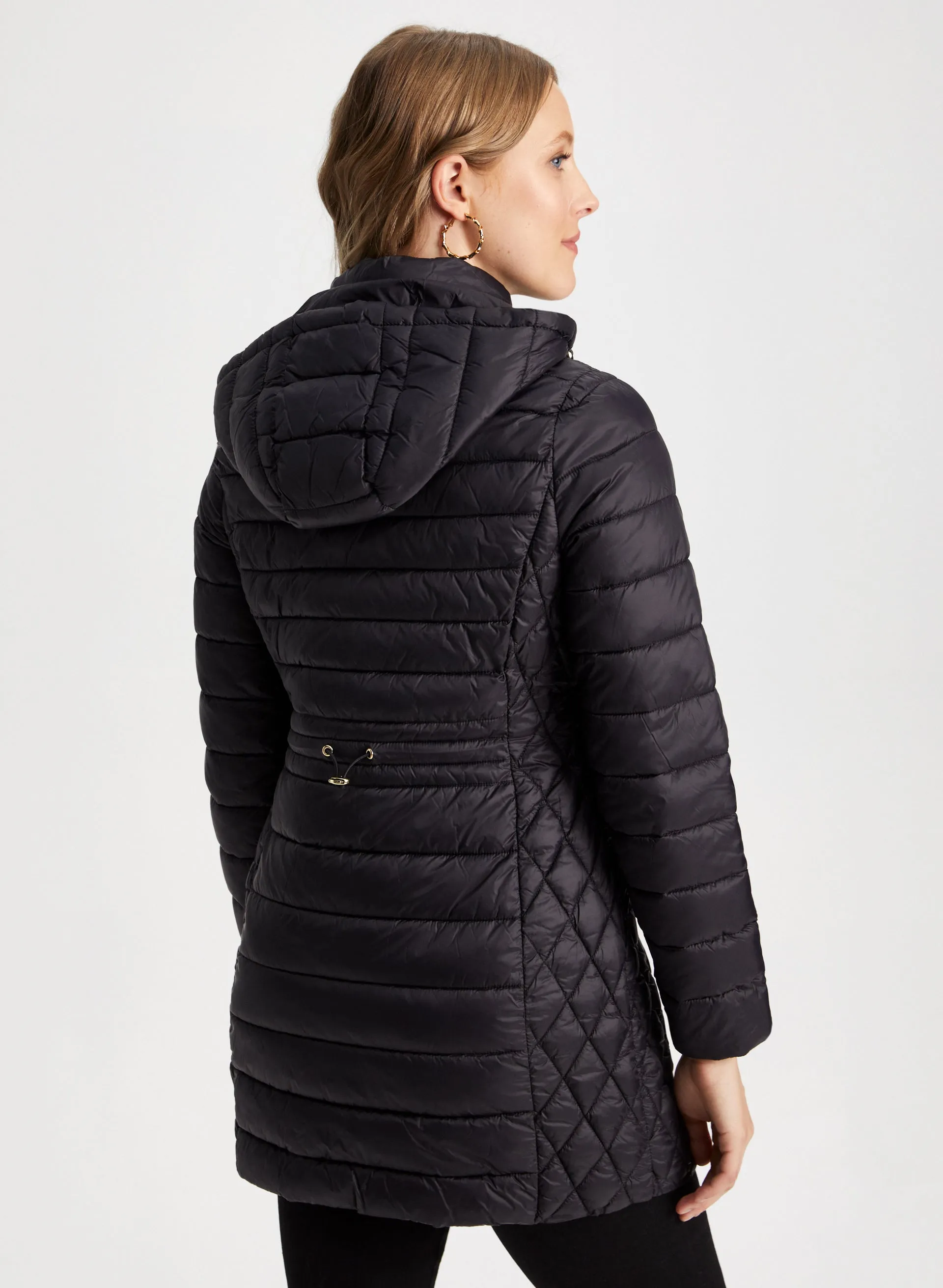 Quilted Mid-length Coat sold by Laura product image thumbnail 4