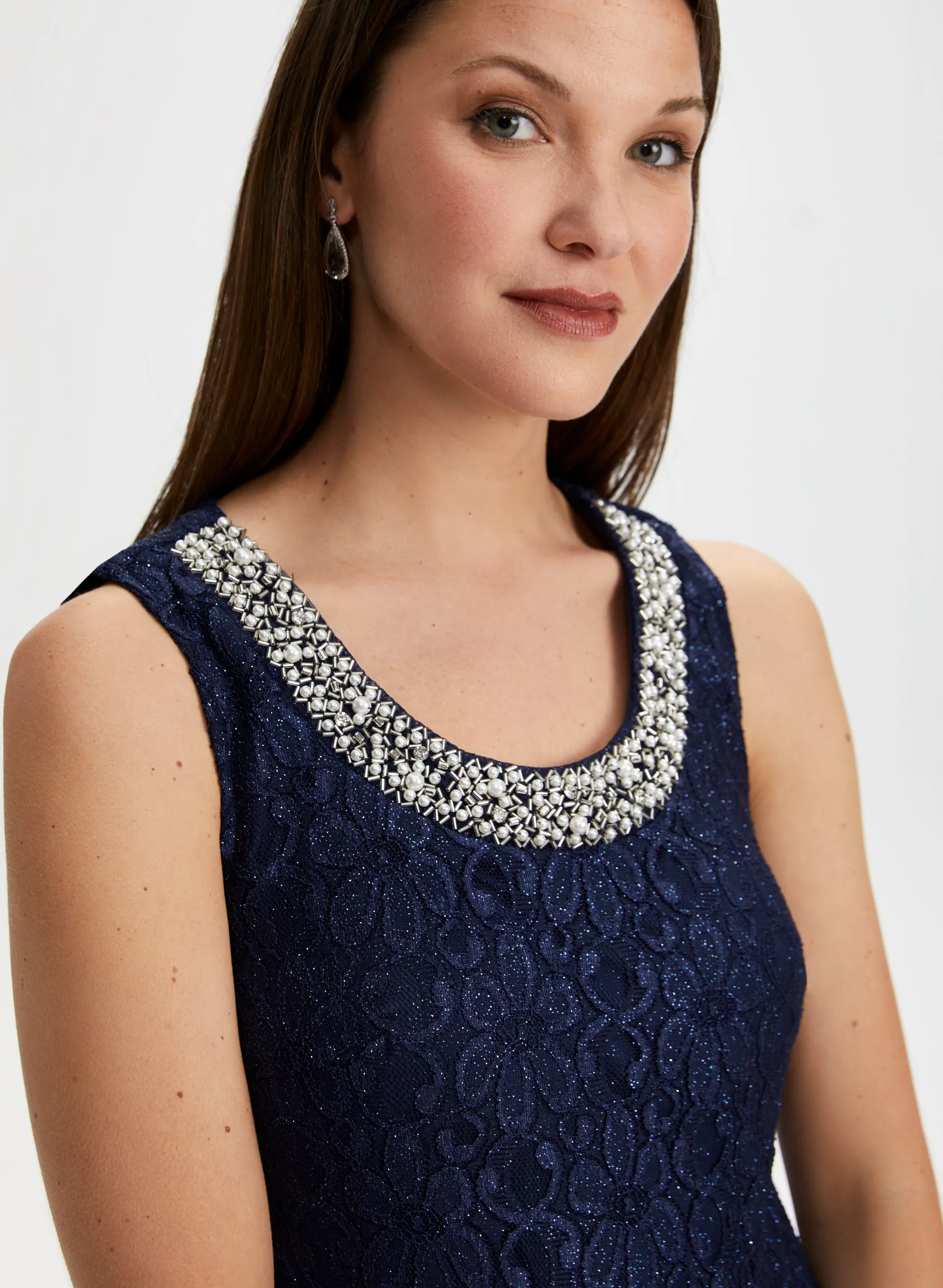 Glitter Lace Dress & Jacket Set sold by Laura product image thumbnail 4