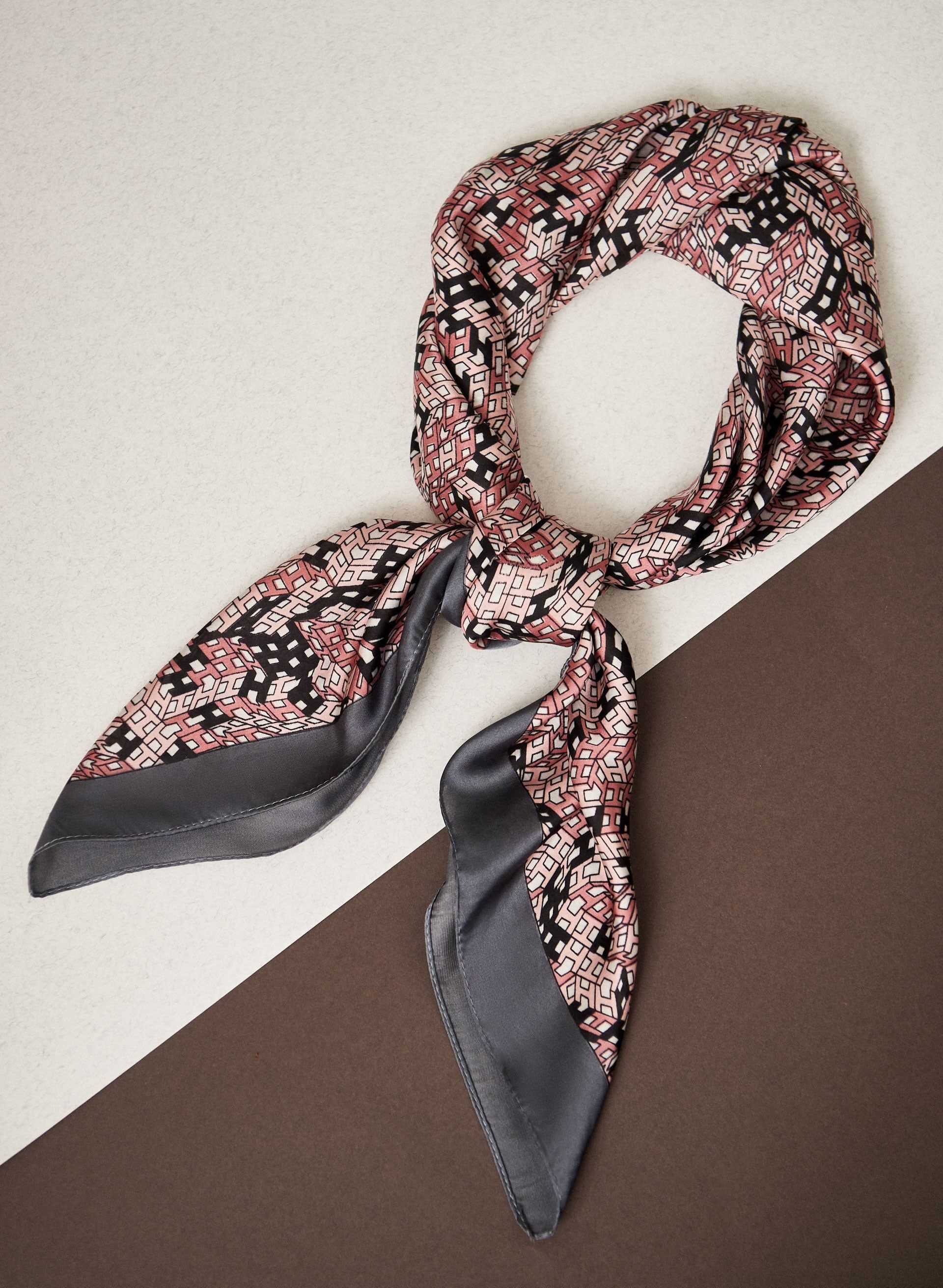 Abstract Geometric Print Scarf sold by Laura