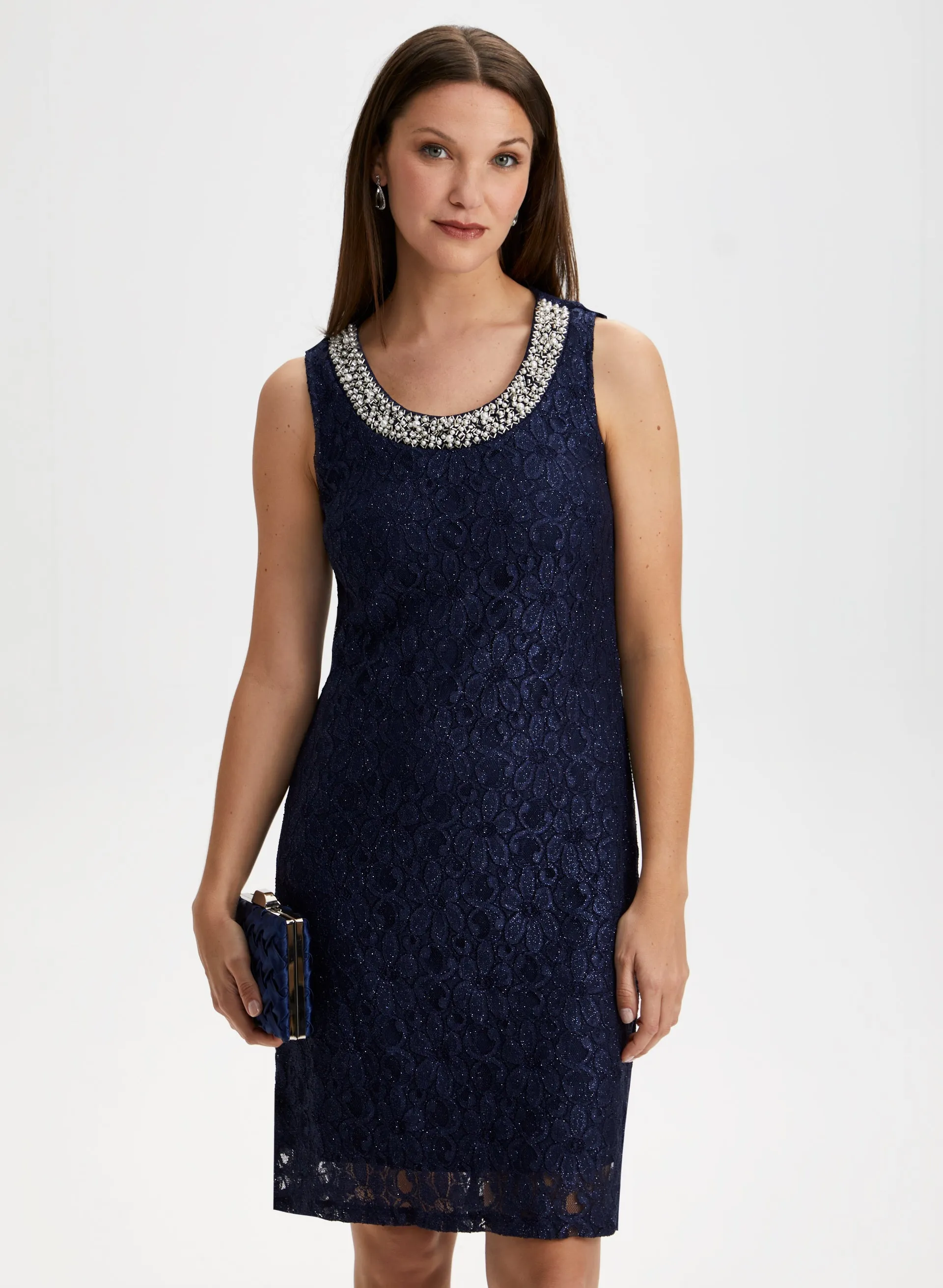 Glitter Lace Dress & Jacket Set sold by Laura product image thumbnail 5