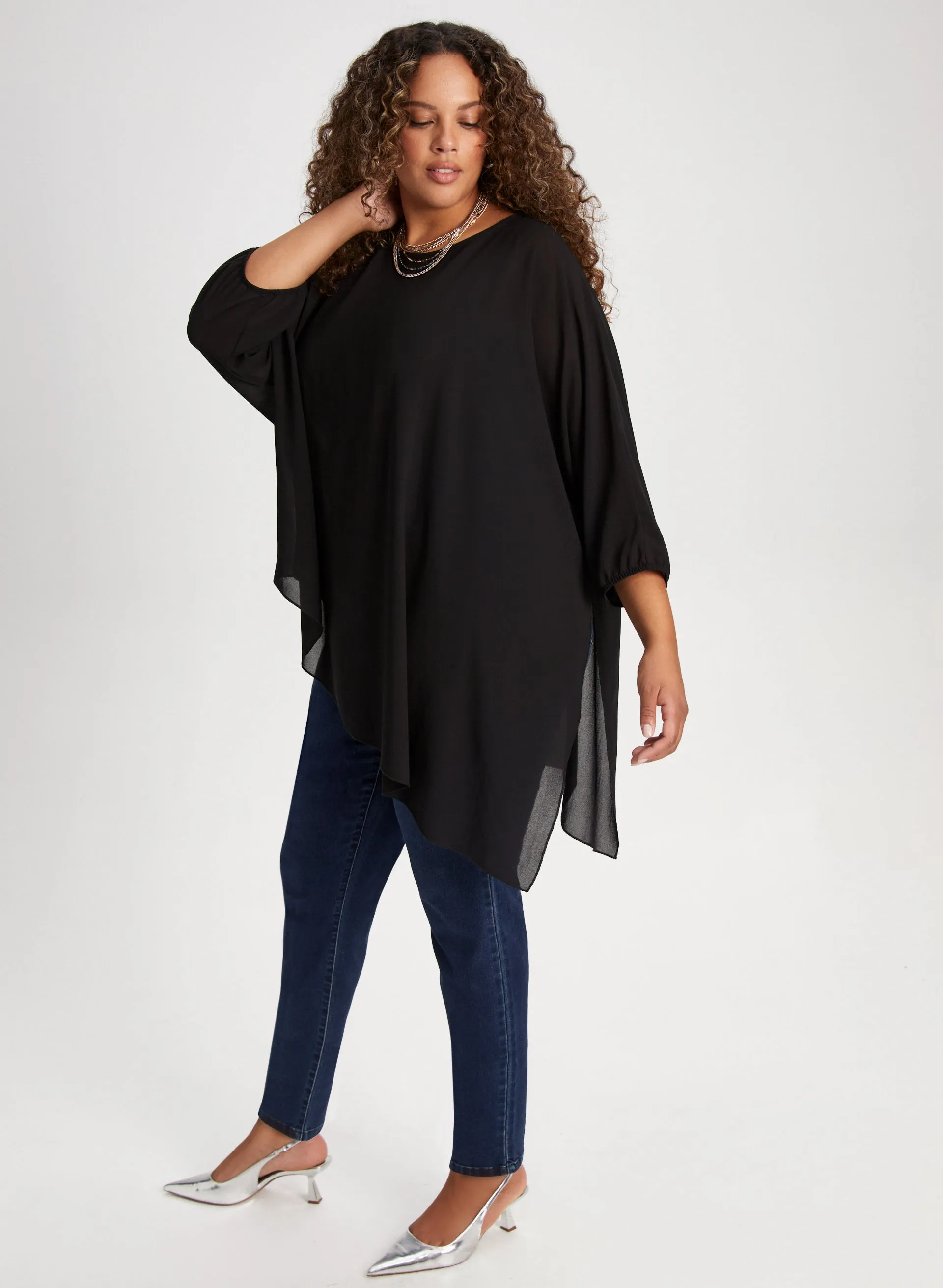 Asymmetric Overlay Tunic Top sold by Laura product image thumbnail 5