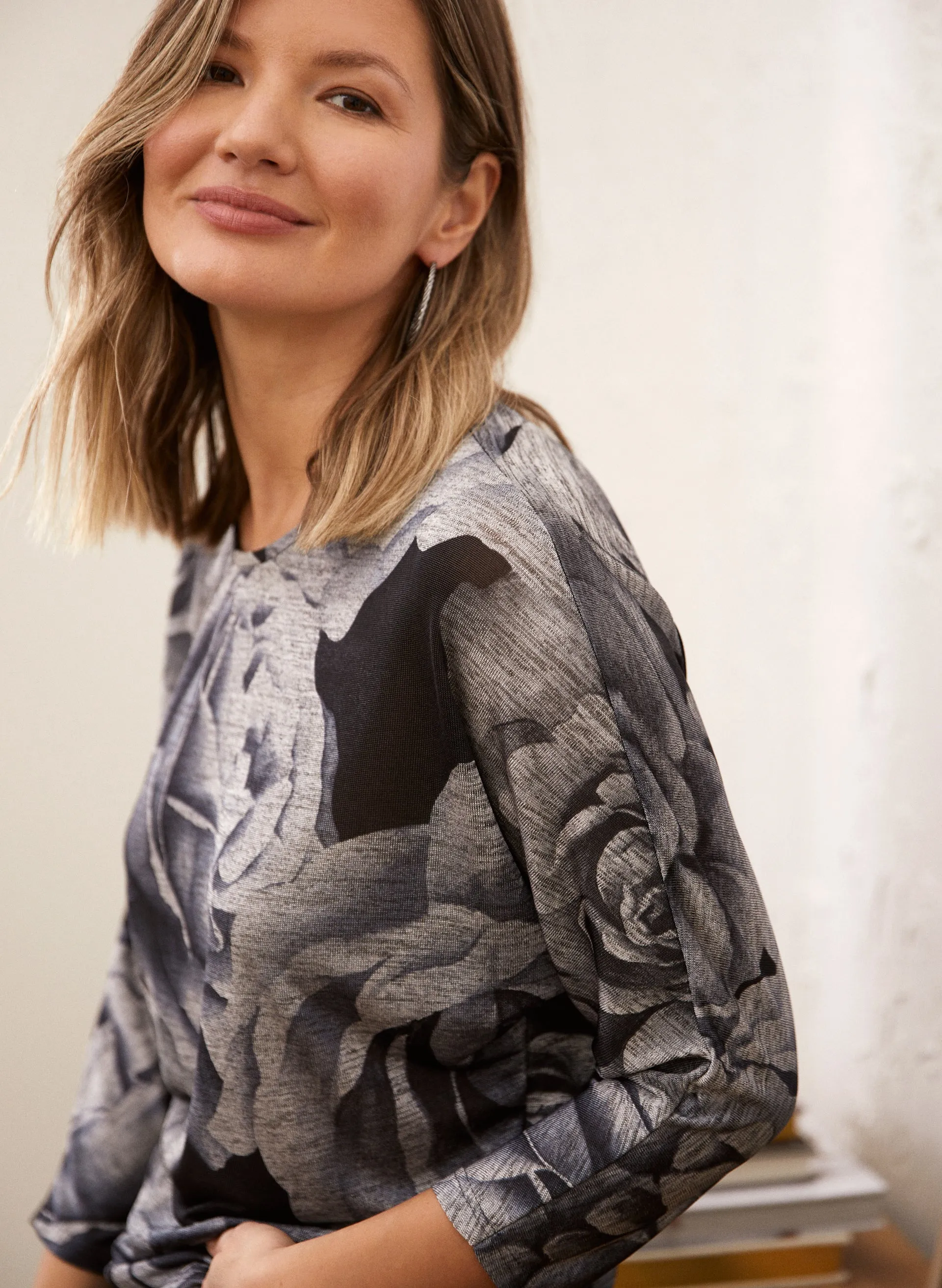 Floral Print Knit Top sold by Laura product image thumbnail 2