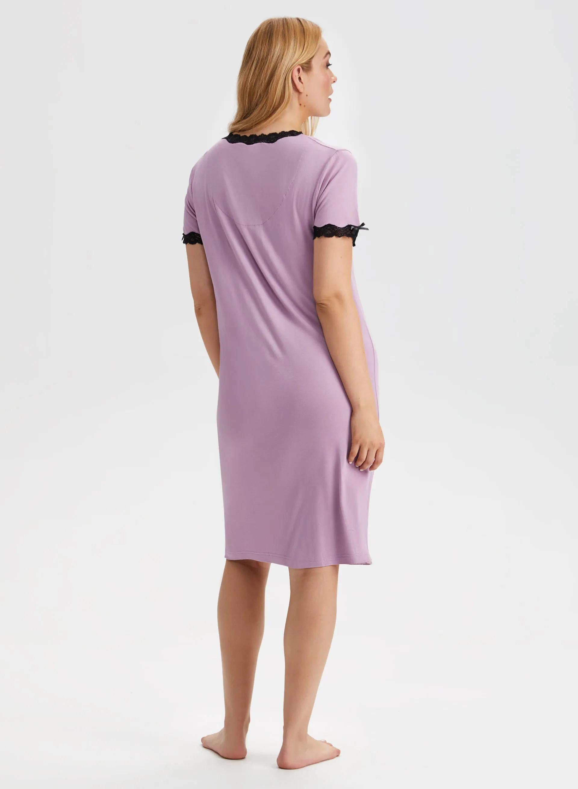 Lace Trim Nightgown sold by Laura product image thumbnail 2