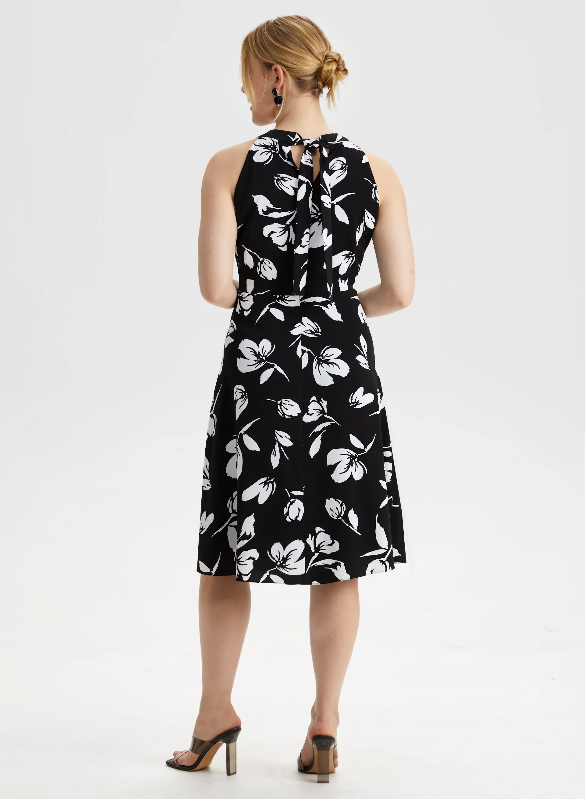 Sleeveless Floral Print Dress sold by Laura product image thumbnail 2