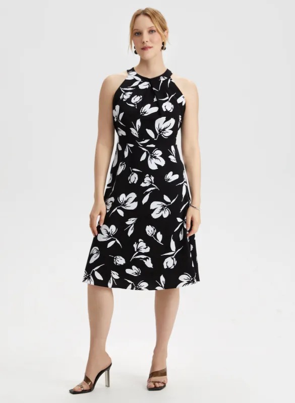 Sleeveless Floral Print Dress sold by Laura
