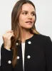 Pearl Detail Button Front Jacket sold by Laura
