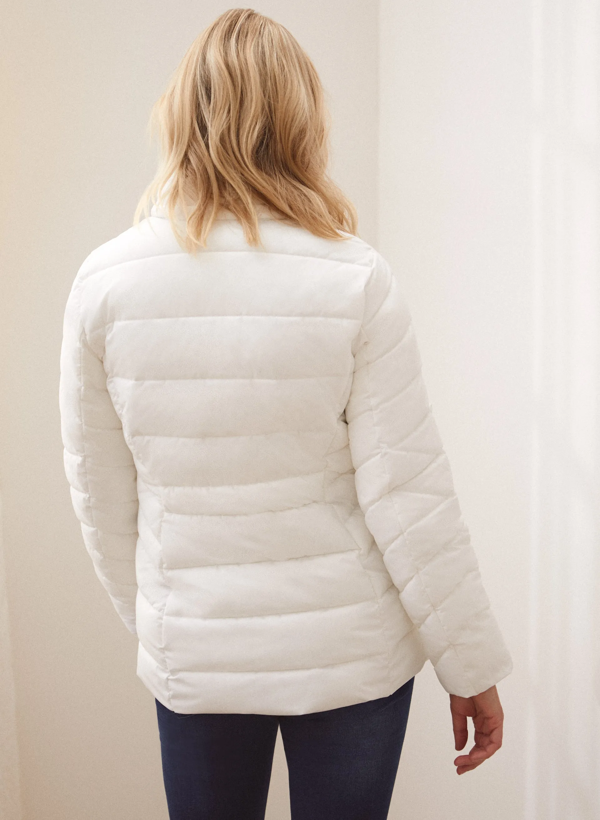 Recycled Stretch Vegan Down Coat sold by Laura product image thumbnail 2