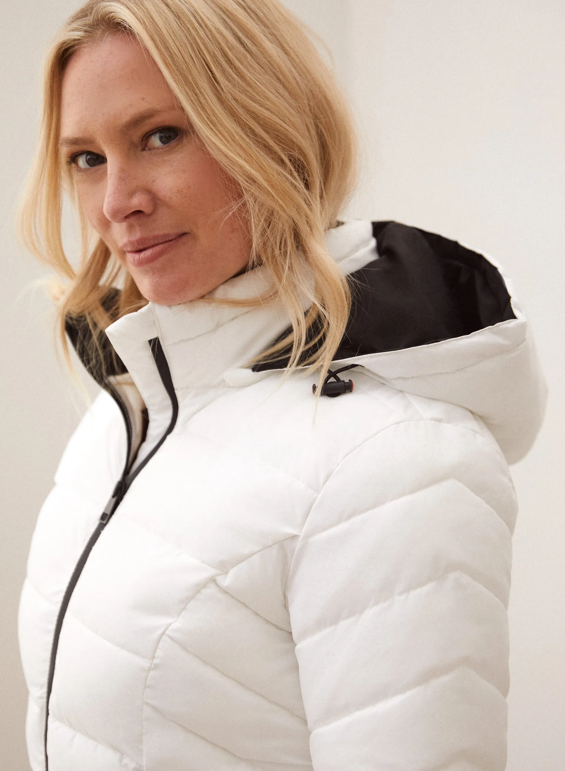 Recycled Stretch Vegan Down Coat sold by Laura product image thumbnail 4