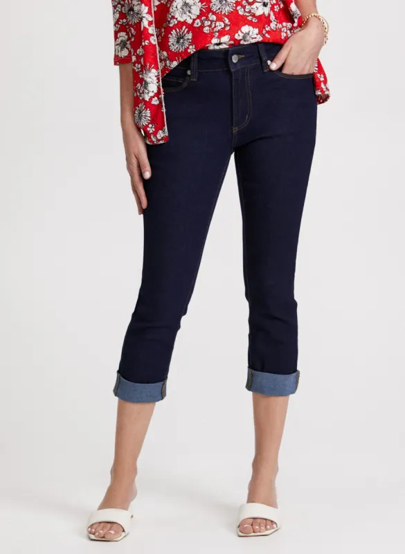 Fitted Denim Capris sold by Laura