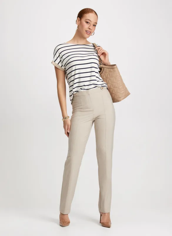 Striped T-Shirt & Signature Fit Pants sold by Laura