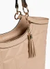 Quilted Vegan Leather Tote Bag sold by Laura