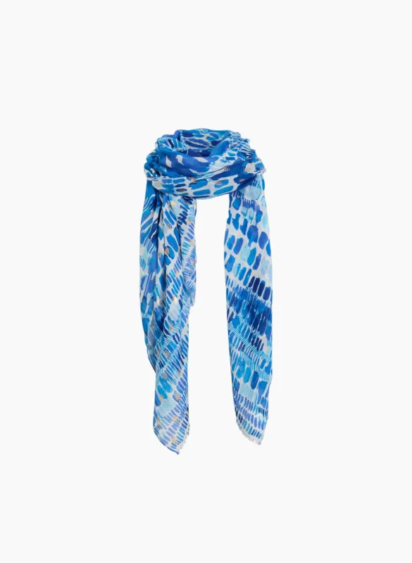 Abstract Motif Oblong Scarf sold by Laura